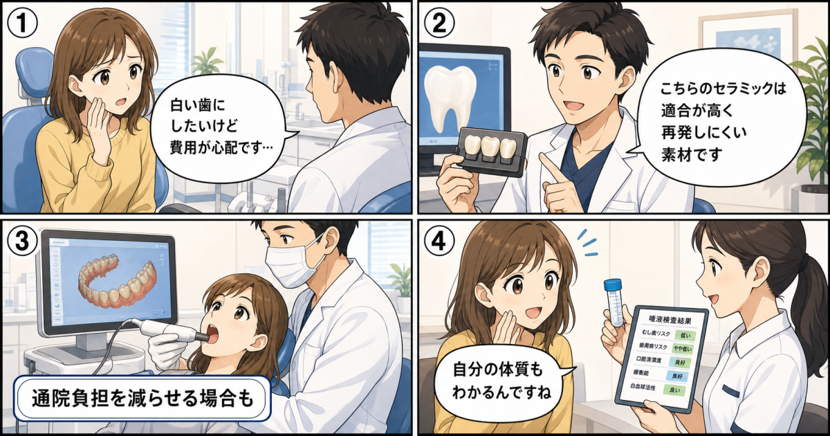 銀歯から卒業する選択肢！二次カリエスを防ぐ精密治療と素材選び