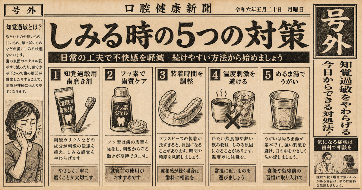 なぜホワイトニングはしみる?歯が痛むメカニズムと個人差