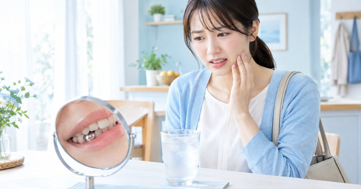 仕事と家事で忙しい人へ、銀歯が急に痛い原因と受診を急ぐ目安